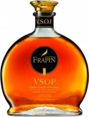 На фото изображение Frapin V.S.O.P. Grande Champagne, Premier Grand Cru Du Cognac, 0.5 L (Фрапэн В.С.О.П. Гранд Шампань, Премье Гран Крю региона Коньяк объемом 0.5 литра)