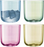 LSA International, Polka Tumbler Pastel Assorted, Set of 4 glasses, 420 мл