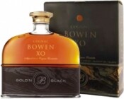На фото изображение Bowen XO GoldN Black in gift box, 0.7 L (Боуэн XO Голдн Блэк в подарочной упаковке объемом 0.7 литра)