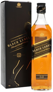 На фото изображение Black Label, gift box, 0.75 L (Блэк Лейбл, в коробке в бутылках объемом 0.75 литра)