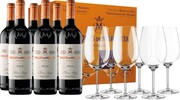 Винный набор Marques de Murrieta, Reserva 2009, gift set (6 bottles & 6 glasses)