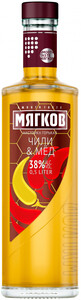 Ликер Мягков Чили & Мед, настойка горькая, 0.5 л