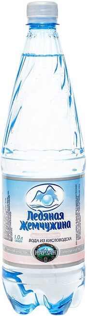 На фото изображение Ледяная Жемчужина негазированная, в пластиковой бутылке, объемом 1 литр (Ice Pearl Still, PET 1 L)