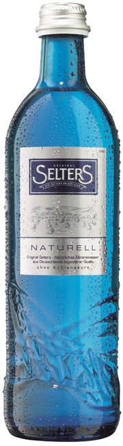 На фото изображение Selters Naturell Still, Glass, 0.8 L (Селтерс Натурель негазированная, в стеклянной бутылке объемом 0.8 литра)
