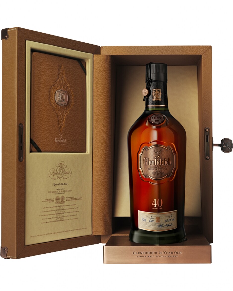 Glenfiddich Whisky Bottle Gift Box Tube Empty For Single Malt Scotch Authentic 