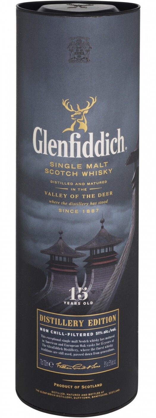 Whisky Glenfiddich 15 Years Old Distillery Edition In Tube 700 Ml Glenfiddich 15 Years Old Distillery Edition In Tube Price Reviews