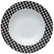 Bitossi, Sartorialist, Deep plate, Black/White