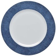 Bitossi, Sartorialist, Deep plate, Blue/White