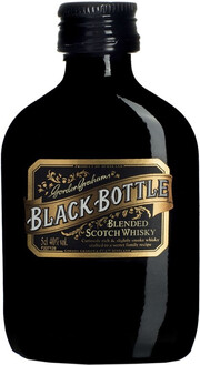 На фото изображение Black Bottle, 0.05 L (Блэк Боттл в маленьких бутылках объемом 0.05 литра)