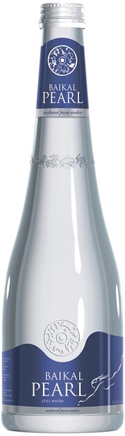 На фото изображение Жемчужина Байкала негазированная, в стеклянной бутылке, объемом 0.53 литра (Baikal Pearl Still, Glass 0.53 L)