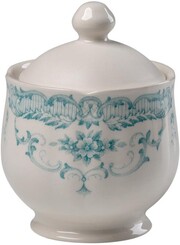Bitossi, Rose Collection, Sugar bowl, Turquoise, 280 ml
