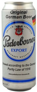 Paderborner Export, in can, 0.5 L