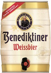 Пиво Benediktiner Weissbier, mini keg, 5 л