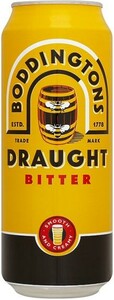 Boddingtons Draught Bitter (with nitrogen capsule), in can, 0.44 L
