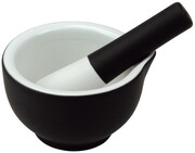 Contento, Steady М, Mortar with pestle, Black