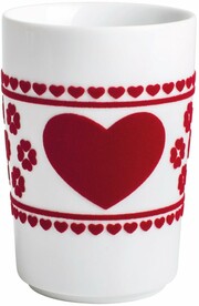 Kahla, Five Senses Touch!, Large Cup, Romantic Heart, Red, 350 ml