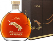На фото изображение Meukow Extra, gift box, 0.75 L (Меуков Экстра, в подарочной коробке объемом 0.75 литра)