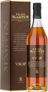 Clos Martin VSOP 8 years old, gift box, 0.7 л