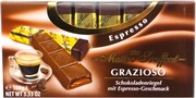 Шоколад Maitre Truffout, Grazioso Dark Chocolate with Espresso Cream Filling, 8x12,5 g, 100 г