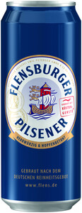Flensburger, Pilsener, in can, 0.5 л