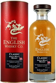 English Whisky, Classic Single Malt, in decanter & gift tube, 0.7 л