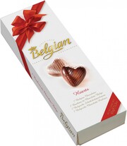 The Belgian, Chocolate Hearts, Red Bow, 7 pieces, 65 g