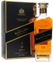 Black Label, decanter & gift box, 0.7 L