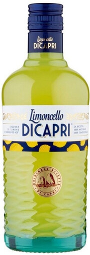 На фото изображение Limoncello di Capri, 0.7 L (Лимончелло ди Капри объемом 0.7 литра)