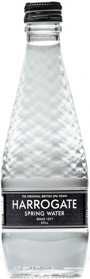 На фото изображение Harrogate Still, Glass, 0.33 L (Харрогейт Негазированная, в стеклянной бутылке объемом 0.33 литра)
