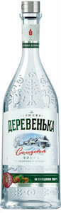Зимняя деревенька Кедровая на солодовом спирте, 0.5 л