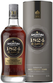 In the photo image Angostura 1824 Aged 12 Years, 0.7 L