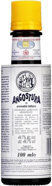In the photo image Angostura Aromatic Bitters, 0.1 L