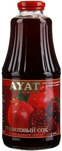 Ayat Pure Squeezed Pomegranate Juice, 1 л