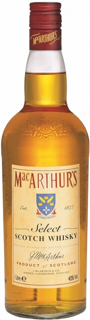 На фото изображение MacArthurs, 1 L (МакАртурс в бутылках объемом 1 литр)