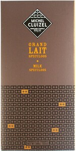 Шоколад Michel Cluizel, Chocolat Grand Lait Speculoos, 100 г