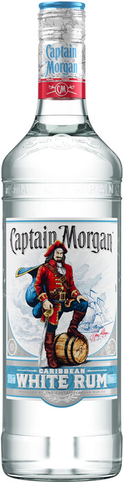 На фото изображение Captain Morgan White, 0.7 L (Капитан Морган Уайт карибский объемом 0.7 литра)