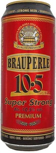 Brauperle Super Strong, in can, 0.5 L
