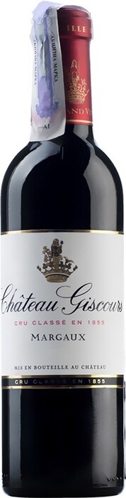 На фото изображение Chateau Giscours, Margaux AOC 3-me Grand Cru, 2006, 0.375 L (Шато Жискур, 2006 объемом 0.375 литра)