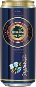 Немецкое пиво Eichbaum HefeWeizen Dunkel, in can, 0.5 л