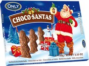 Only, Milk Chocolate Choco-Santas, 100 g