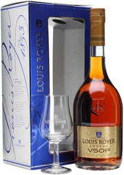 Louis Royer VSOP, gift box with glass, 0.7 L