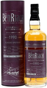 Benriach Classic Speyside, 25 Years Old, 1990, in tube, 0.7 L