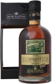 Крепкий ром 50 градусов Rum Nation, Jamaica Pot Still 8 Years Old, gift box, 0.7 л