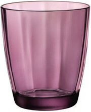 Bormioli Rocco, Pulsar Glass Water Rock Purple, Set of 3 pcs, 305 ml