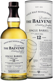 Balvenie Single Barrel First Fill, 12 Years Old, in tube, 0.7 L