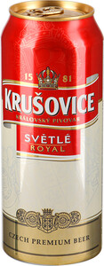 Krusovice Royal, in can, 0.5 L