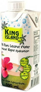 Минеральная вода King Island Coconut Water, 0.33 л