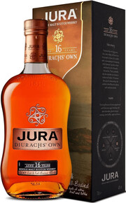 In the photo image Isle Of Jura 16 years old, gift box, 0.7 L