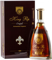 King Pap Extra 30 Years Old, wooden box, 0.5 L