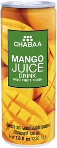CHABAA, Mango Juice Drink with Fruit Flesh, in can, 230 мл